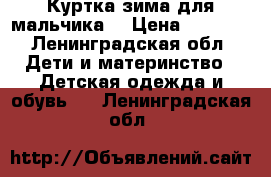 Куртка зима,для мальчика. › Цена ­ 2 600 - Ленинградская обл. Дети и материнство » Детская одежда и обувь   . Ленинградская обл.